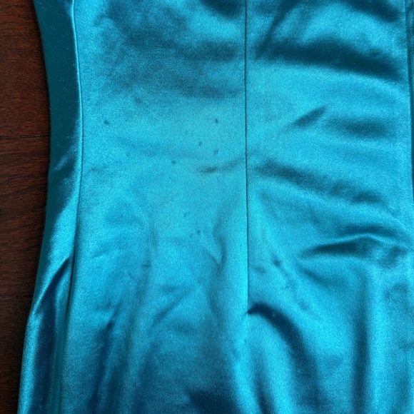 Crystal Sky Mini Dress — Teal - Picture 4 of 5